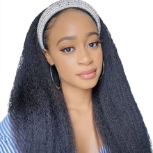 Load image into Gallery viewer, Headband Wig Human Hair Kingky Straight