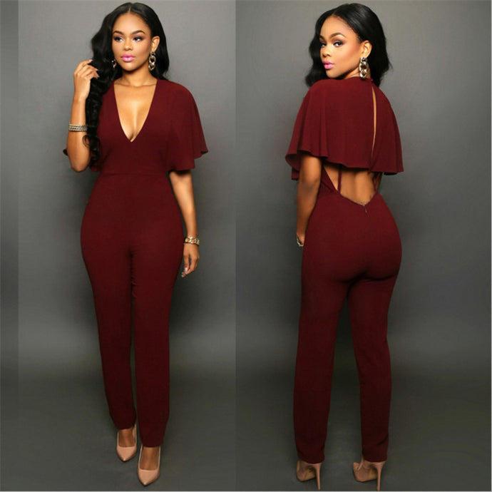 Loose Fit and Casual Jumpsuit with Zipper - The Beauty With-N & Essentials