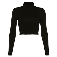 Load image into Gallery viewer, Women Cotton Hollowed Out Sexy Backless Long Sleeve Tops