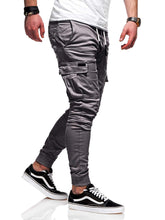 Load image into Gallery viewer, Tethered Elastic Sports Baggy Pants