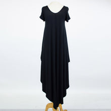 Load image into Gallery viewer, Side Slit Short Sleeve Casual Maxi Dress