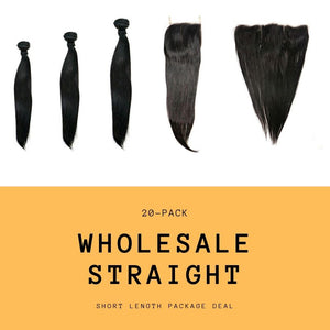 Brazilian Straight Short Length Package Deal - The Beauty With-N & Essentials