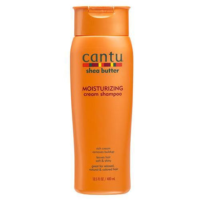 CANTU SHEA BUTTER MOISTURIZING CREAM SHAMPOO 13.5OZ - The Beauty With-N & Essentials