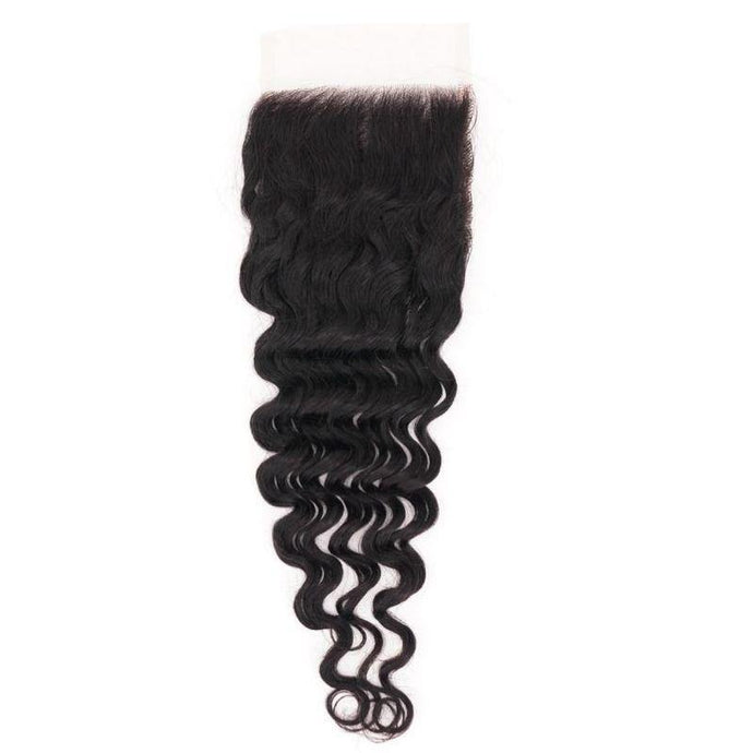 Brazilian Deep Wave HD Closure - The Beauty With-N & Essentials