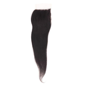 Brazilian Silky Straight HD Closure - The Beauty With-N & Essentials