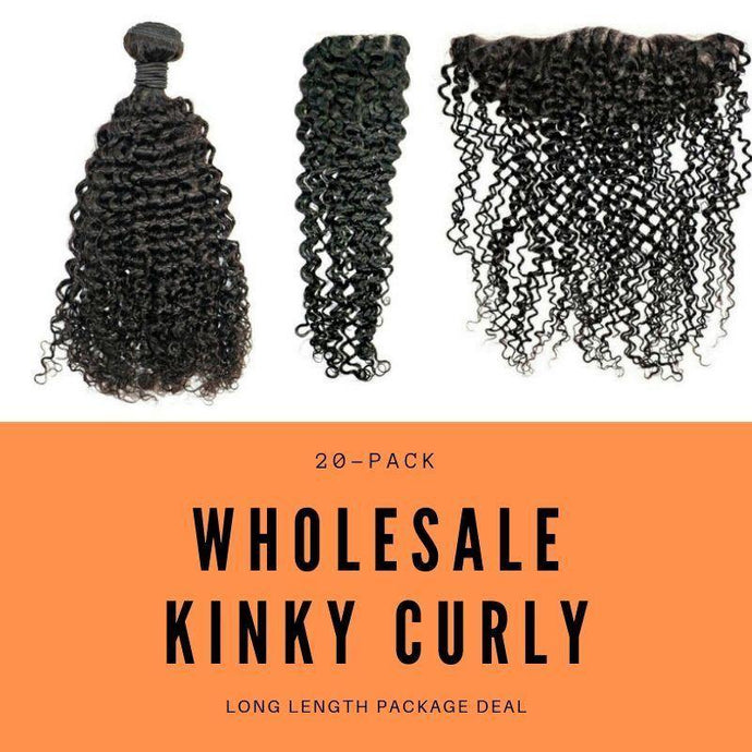 Brazilian Kinky Curly Long Length Package Deal - The Beauty With-N & Essentials