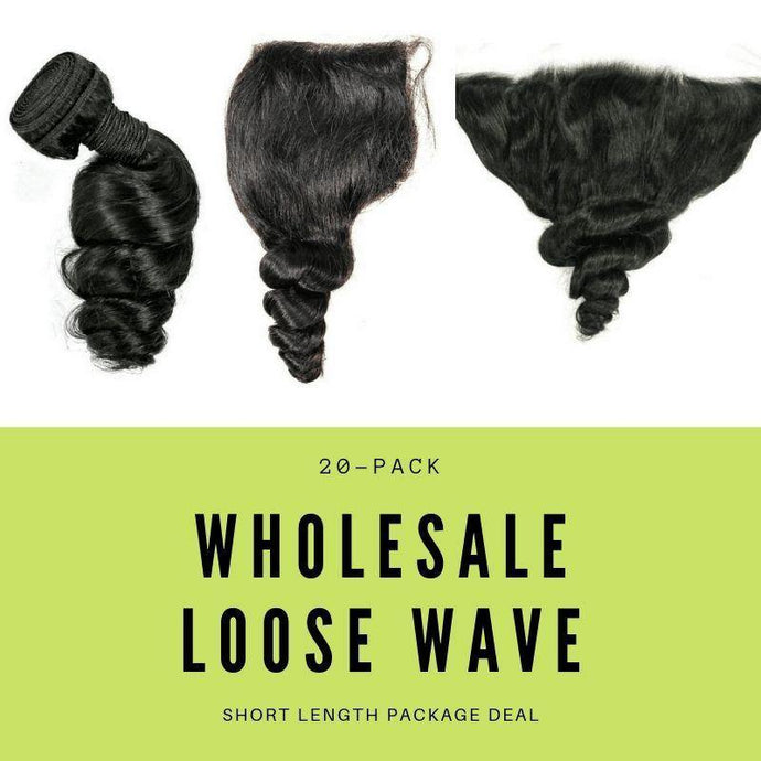 Brazilian Loose Wave Short Length Package Deal - The Beauty With-N & Essentials