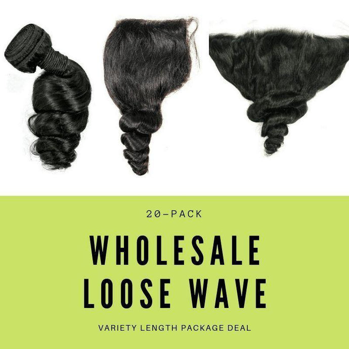 Brazilian Loose Wave Variety Length Package Deal - The Beauty With-N & Essentials