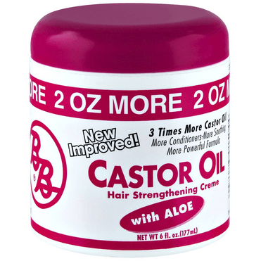 BB CASTOR OIL HAIR STRENGTHENING CREME WITH ALOE 6OZ - The Beauty With-N & Essentials